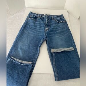 Abercrombie & Fitch Button Fly Ultra High Waist Jeans Women’s Sz 14/32